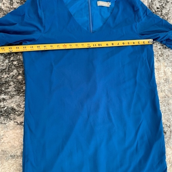 Belongsci Royal Blue Arm Ruffle Dress Size XL/2 - Picture 14 of 17